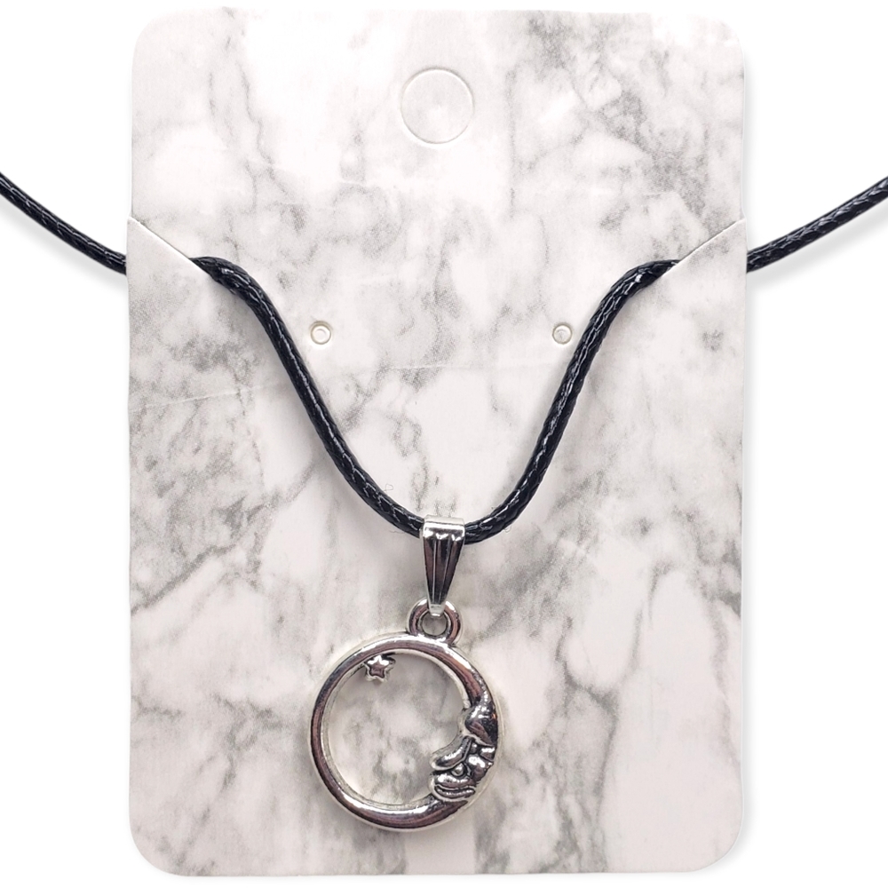 🌟2 for $15 - Man in the Moon Pendant Necklace